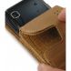 Чехол Samsung i9000 / i9001 Galaxy S Flip Top коричневый крокодил