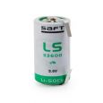 Батарейка Saft LS33600 17000mah с лепестковыми выводами