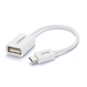 Кабель OTG USB - microUSB Pisen
