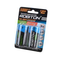 Аккумулятор тип D (R20) Ni-MH 5000mah 1.2V Robiton 2шт