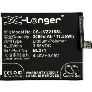 Аккумулятор CameronSino для Lenovo Zuk Edge 3000mAh