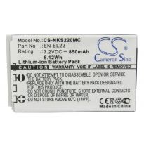 Аккумулятор Nikon 1 J4, S2 850mAh