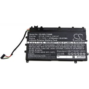 Аккумулятор CameronSino для Dell Latitude 13 7350 (271J9) 2700mah