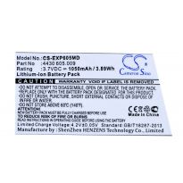 Аккумулятор CameronSino для Eppendorf Easypet 3 1050mAh