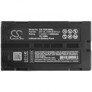 Аккумулятор CameronSino для Topcon GP-SX1 (BT-1A) 3400mah