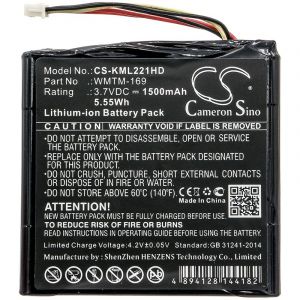 Аккумулятор CameronSino для KINGSTON MLW221 1500mah