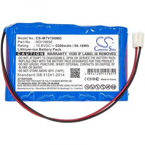 Аккумулятор CameronSino для MEKICS Mtv 1000 5200mAh