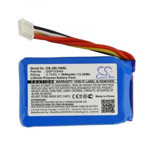 Аккумулятор CameronSino для JBL Link 10 3600mAh