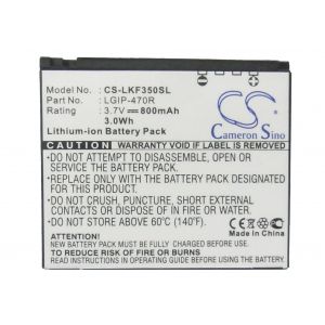 Аккумулятор CameronSino для LG KP500 800mAh