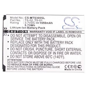 Аккумулятор CameronSino для Seals TS3 1550mAh