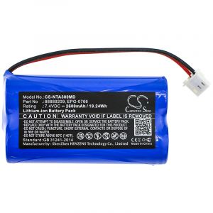 Аккумулятор CameronSino для Natus Audiometer Algo 3, Algo 3i (EPG-0766) 2600mah
