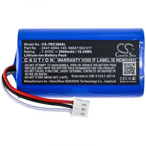 Аккумулятор CameronSino для Trilithic 360 DSP 2600mah