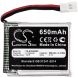 Аккумулятор CameronSino для Skyhunter X8TW 650mAh