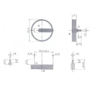 Элемент питания ROBITON CR2450-HB55 20шт