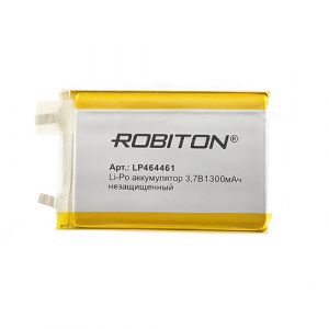 Аккумулятор универсальный 4.6 x 44 x 61mm 1300mah без защиты