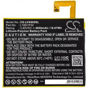 Аккумулятор CameronSino для Lenovo Smart Tab M10 4850mah