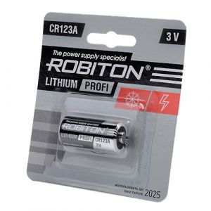 Элемент питания ROBITON PROFI CR123A