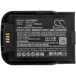 Аккумулятор CameronSino для HUMANWARE New Stream 2500mah