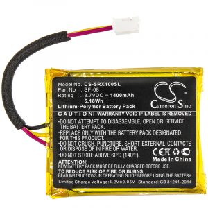 Аккумулятор CameronSino для SONY SRS-XB10, SRS-XB12 (SF-08) 1400mah