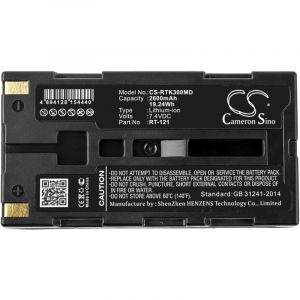 Аккумулятор CameronSino для Righton Retinomax 3, K-Plus 3 2600mah