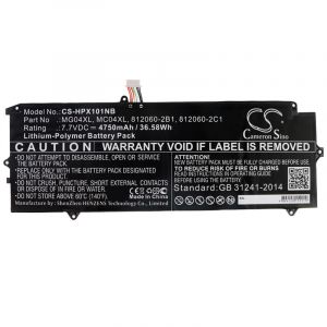 Аккумулятор CameronSino для HP Elite X2 1012 G1 (MG04XL) 4750mAh