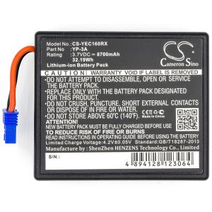 Аккумулятор CameronSino для YUNEEC ST16 Controller (ST16) 8700mAh