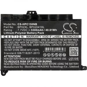 Аккумулятор CameronSino для HP Pavilion 15-AU, 15-AW 5300mAh