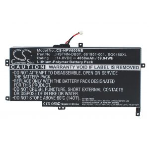 Аккумулятор CameronSino для HP ENVY Ultrabook 6 4050mAh