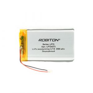 Аккумулятор универсальный 7.2 х 43 x 73mm 2500mah