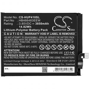 Аккумулятор CameronSino для Huawei Honor 30S 5G, Nova 7 SE 5G, P40 Lite 5G (HB466483EEW) 3850mah