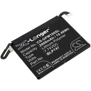 Аккумулятор CameronSino для OPPO Reno ACE (BLP747) 2000mah
