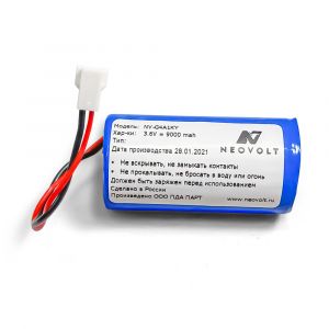 Элемент питания Neovolt для газового счётчика Elektromed ALFAGAS G4A1KY, G6A1KY 9000mAh