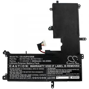 Аккумулятор CameronSino для ASUS VivoBook Flip 14 TP410UA, VivoBook Flip 14 TP410UF (B31N1705) 3650mah