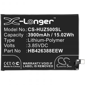 Аккумулятор CameronSino для HUAWEI Changxiang 20 Pro, Enjoy 20 Pro, Enjoy Z 5G (HB426388EEW) 3900mAh