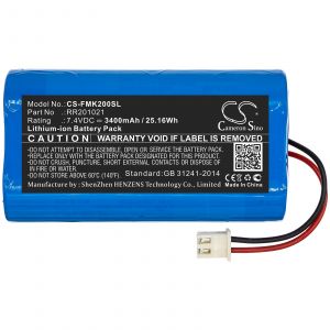 Аккумулятор CameronSino для Fusion EasySplicer Infralan Splicer HS 15C (RR201021) 3400mAh