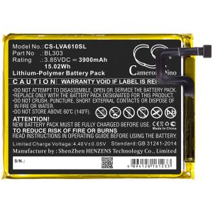 Аккумулятор CameronSino для Lenovo A6 Note (BL303) 3900mAh