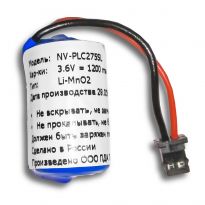 Элемент питания Neovolt для Toshiba ER3V с черным разъемом 1200mah