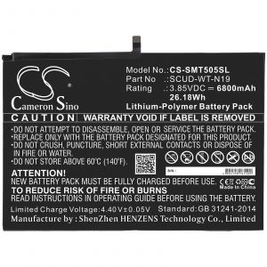 Аккумулятор CameronSino для Samsung Galaxy Tab A7 10.4 (2020) (SCUD-WT-N19) 6800mah