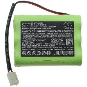 Аккумулятор CameronSino для MEGALITE P-335, METTLER Toledo IND221, TRANSPAL IND221 (GP380AFH6YMXZ) 3600mah