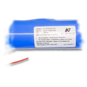Аккумулятор Neovolt для Lifepo4 34х320mm 12V 6Ah