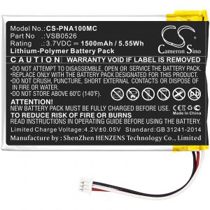 Аккумулятор CameronSino для Panasonic HX-A100, HX-A1M (VSB0526) 1500mah