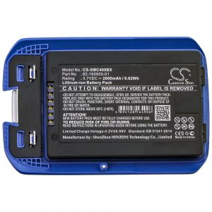 Аккумулятор CameronSino для Zebra, Symbol, Motorola MC40 (82-160955-01) 2600mah синий