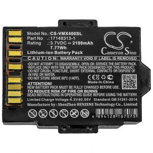 Аккумулятор CameronSino для Industrial Scientific Ventis MX4 Monitors (17148313-1) 2100mAh