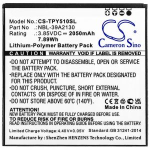 Аккумулятор CameronSino для TP-Link Neffos Y5 (NBL-39A2130) 2050mAh