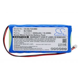 Аккумулятор CameronSino для Biolat BLT2003, BLT2003 ECG EKG (BLT2003) 2000mAh