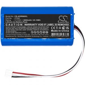 Аккумулятор CameronSino для Albrecht DR 855, DR 860, DR855 (27856) 6800mAh