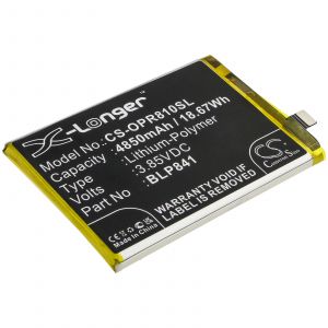 Аккумулятор CameronSino для OPPO Realme 8, Realme Q3 (BLP841) 4850mah