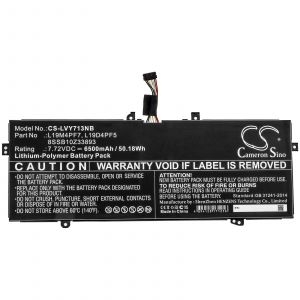 Аккумулятор CameronSino для Lenovo Yoga Slim 7-13ACN05, Yoga 13S (2021), Yoga Slim 7-Carbon 13ITL5 серии (L19D4PF5) 6500mah