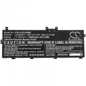 Аккумулятор CameronSino для Lenovo ThinkPad X13 Yoga G2, ThinkPad X13 Yoga G2 серии (L20M3P71) 4500mah