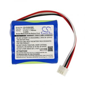 Аккумулятор CameronSino для Physiomed VocaSTIM, Vocastim Trainer (PA-A2743-R003) 740mah